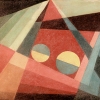 " Composizione in verde e rosso " (1921)