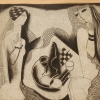 " Due donne con tavolo " (1920)